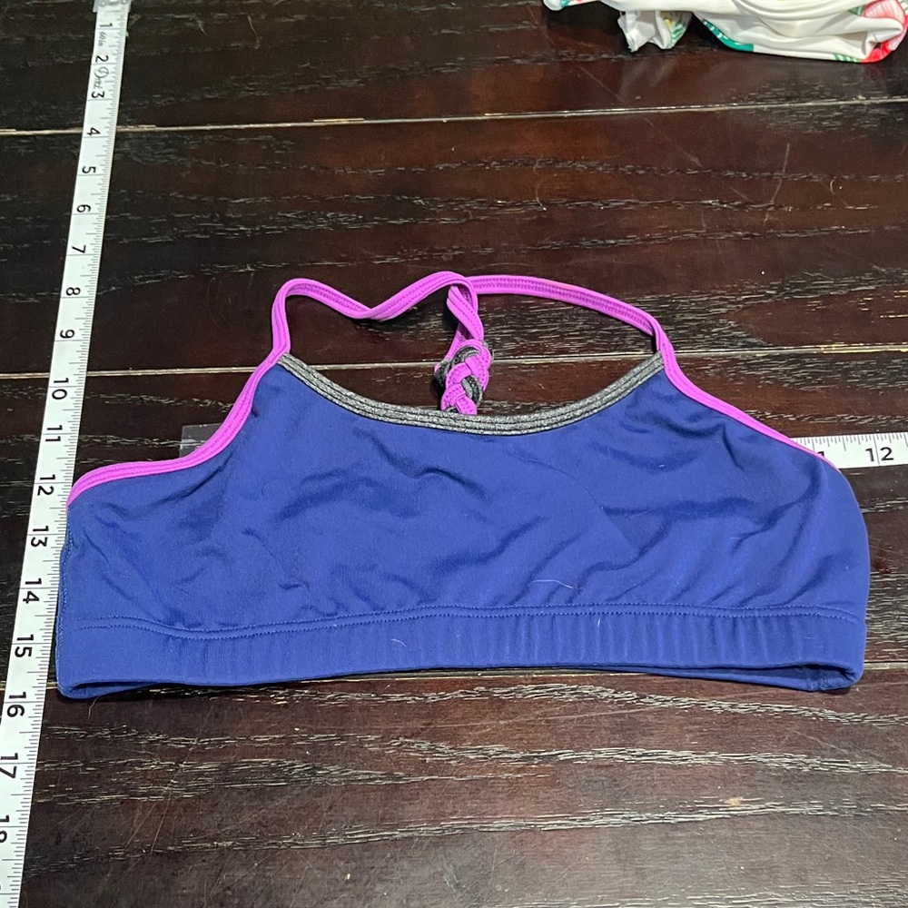 Blue Sports bikini top